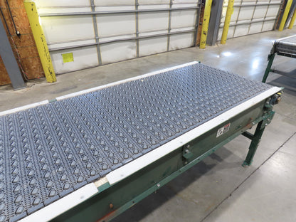 Dematic 34"x 10' ARB Singulator Package Conveyor 30"W Roller Belt 3PH 340 FPM