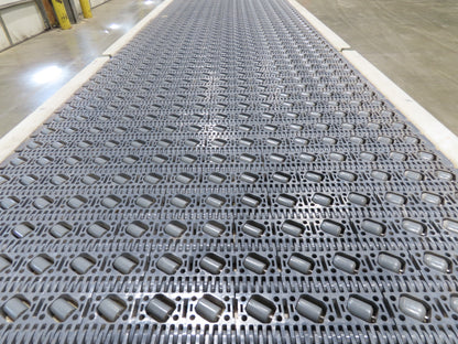 Dematic 34"x 10' ARB Singulator Package Conveyor 30"W Roller Belt 3PH 340 FPM