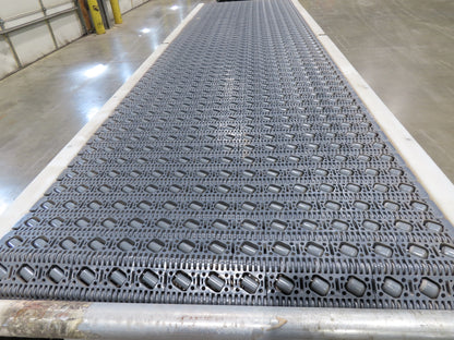 Dematic 34"x 10' ARB Singulator Package Conveyor 30"W Roller Belt 3PH 340 FPM