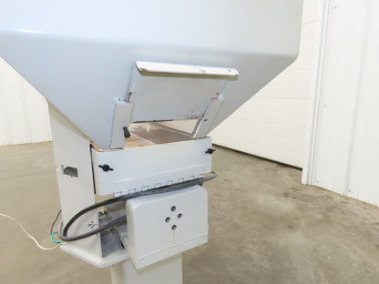 American Feeding A01-DC Vibrator Hopper Feeder 18x18" 120V 22-3/4"H Outfeed