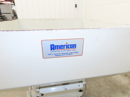 American Feeding A01-DC Vibrator Hopper Feeder 18x18" 120V 22-3/4"H Outfeed