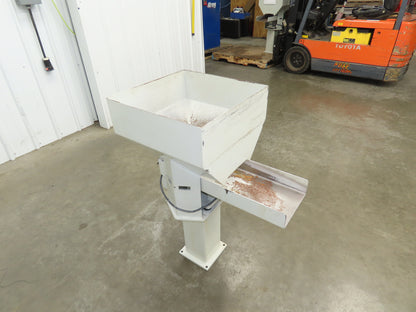 American Feeding A01-DC Vibrator Hopper Feeder 18x18" 120V 22-3/4"H Outfeed