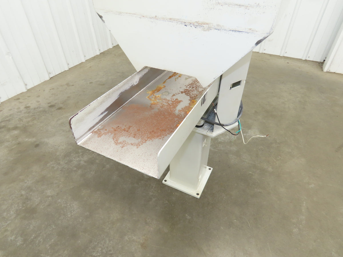 American Feeding A01-DC Vibrator Hopper Feeder 18x18" 120V 22-3/4"H Outfeed