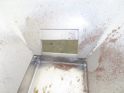 American Feeding A01-DC Vibrator Hopper Feeder 18x18" 120V 22-3/4"H Outfeed