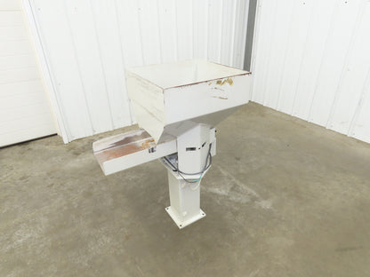 American Feeding A01-DC Vibrator Hopper Feeder 18x18" 120V 22-3/4"H Outfeed