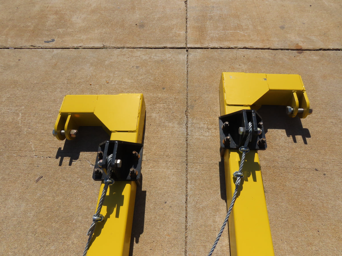 PWI 2-Post Scaffold RV/MH Mfg Lift Work Platform 48"x 24'L 8' Lift Hoist Powered