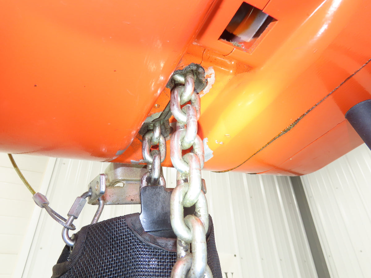 CM Lodestar Model J 1/2 Ton 1000lb Electric Chain Hoist 20' Lift 32 FPM 3PH 480V