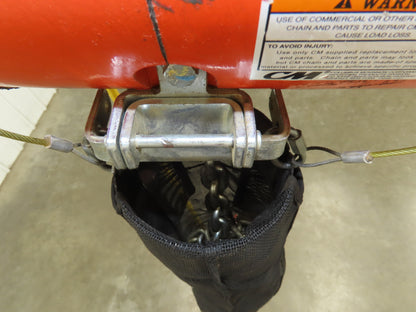CM Lodestar Model J 1/2 Ton 1000lb Electric Chain Hoist 20' Lift 32 FPM 3PH 480V