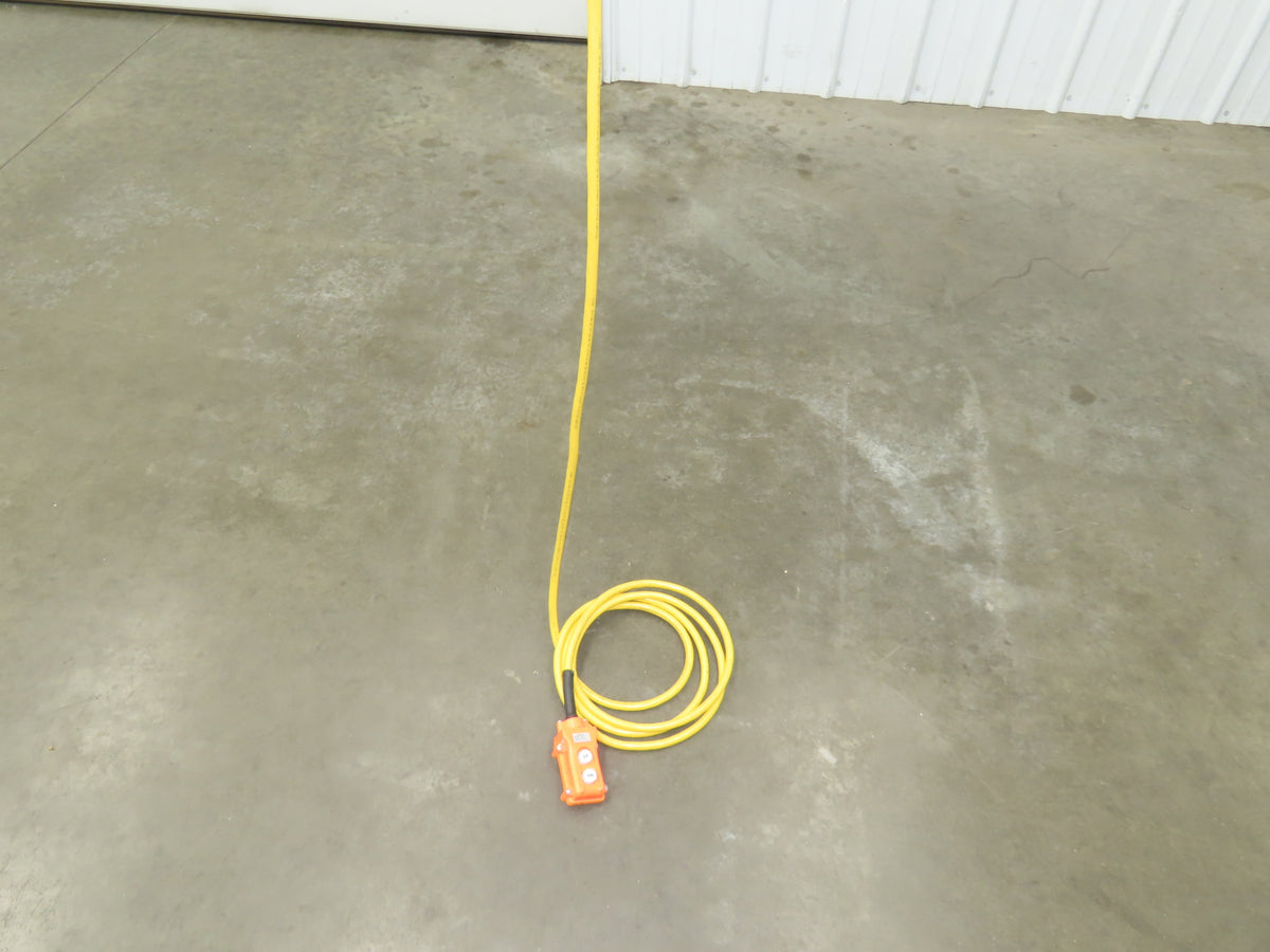 CM Lodestar Model J 1/2 Ton 1000lb Electric Chain Hoist 20' Lift 32 FPM 3PH 480V