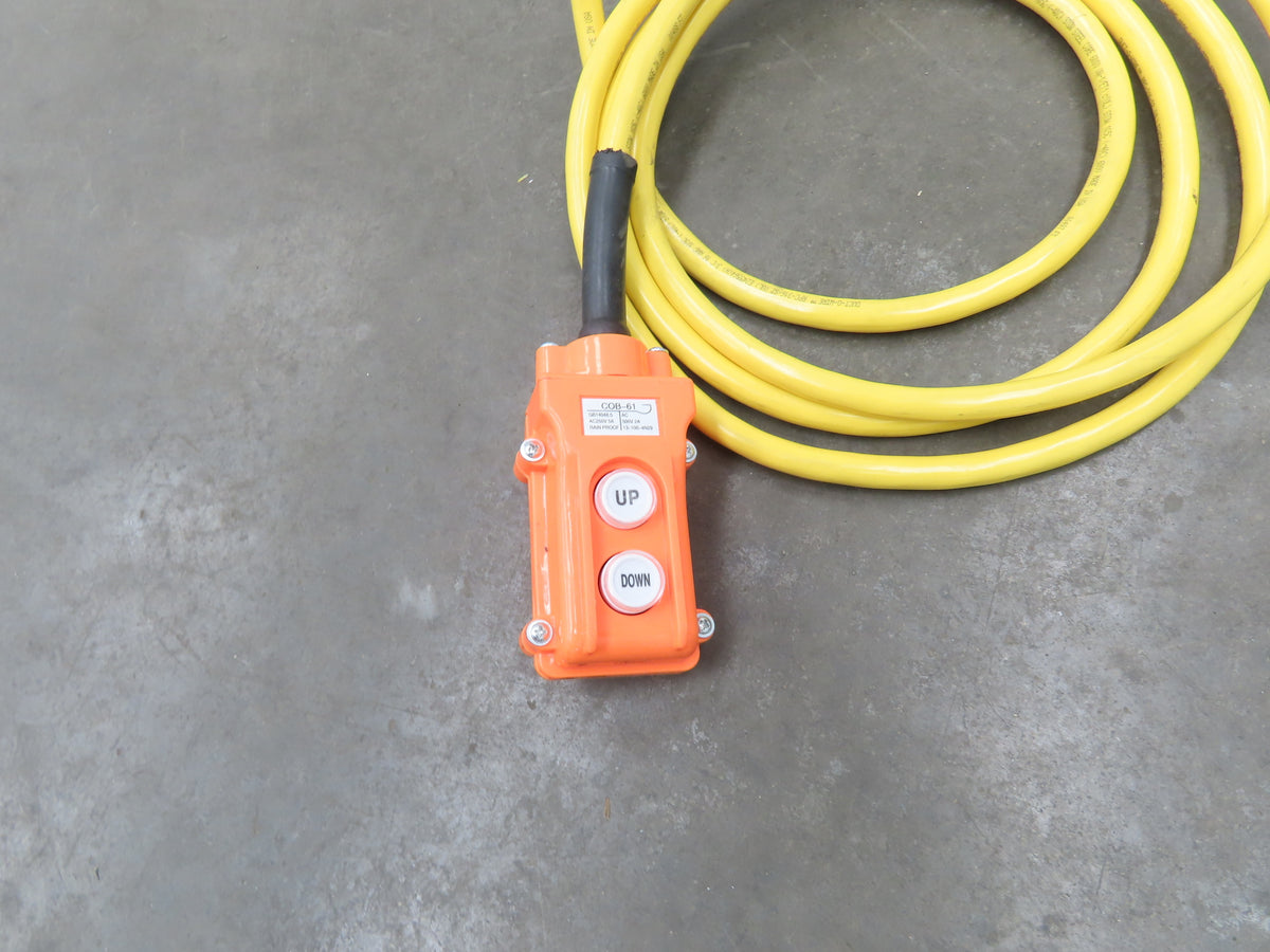 CM Lodestar Model J 1/2 Ton 1000lb Electric Chain Hoist 20' Lift 32 FPM 3PH 480V