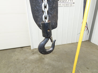 CM Lodestar Model J 1/2 Ton 1000lb Electric Chain Hoist 20' Lift 32 FPM 3PH 480V