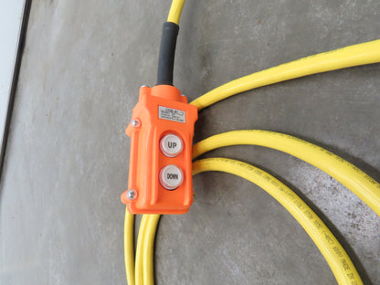 CM Lodestar Model J 1/2 Ton 1000lb Electric Chain Hoist 21' Lift 32 FPM 3PH 480V