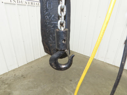 CM Lodestar Model J 1/2 Ton 1000lb Electric Chain Hoist 21' Lift 32 FPM 3PH 480V