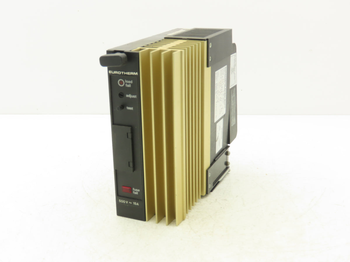 Eurotherm 455/081/29/19/073/001/37/00 SCR Power Controller 15A 500 VAC 50-60 Hz