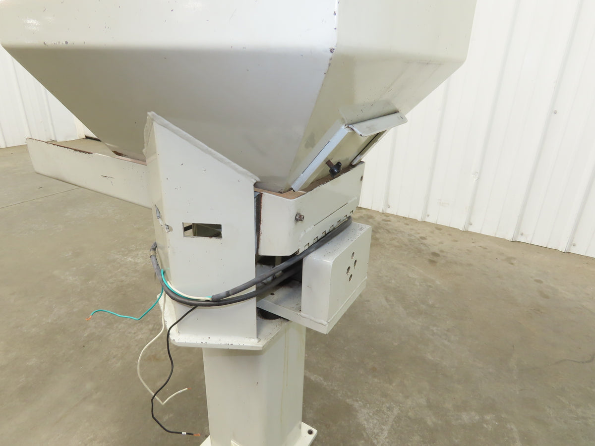 American Feeding A01-DC Vibrator Hopper Feeder 18x18" 120V 23-1/4"H Outfeed