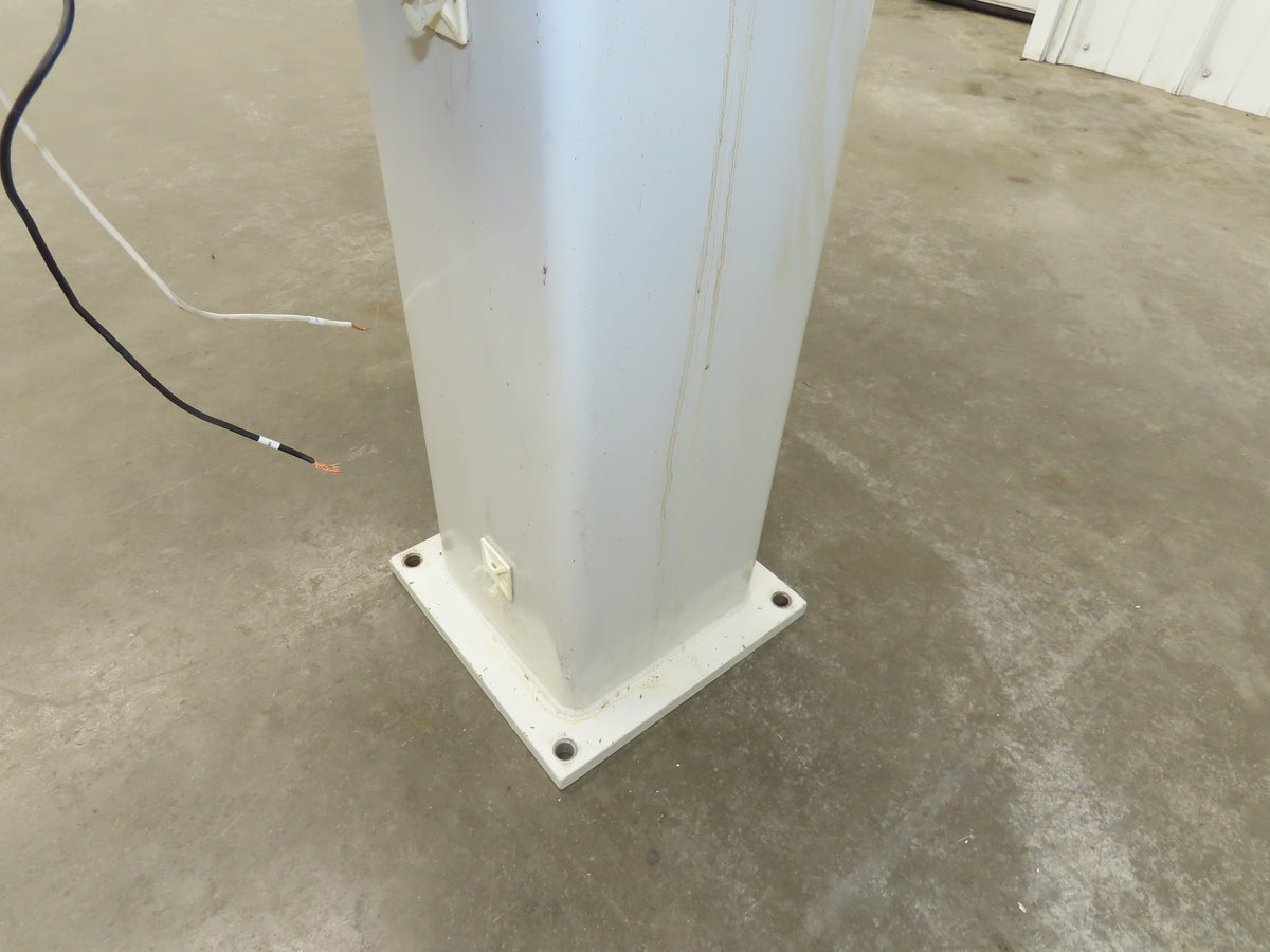 American Feeding A01-DC Vibrator Hopper Feeder 18x18" 120V 23-1/4"H Outfeed