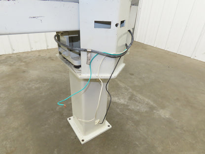 American Feeding A01-DC Vibrator Hopper Feeder 18x18" 120V 23-1/4"H Outfeed