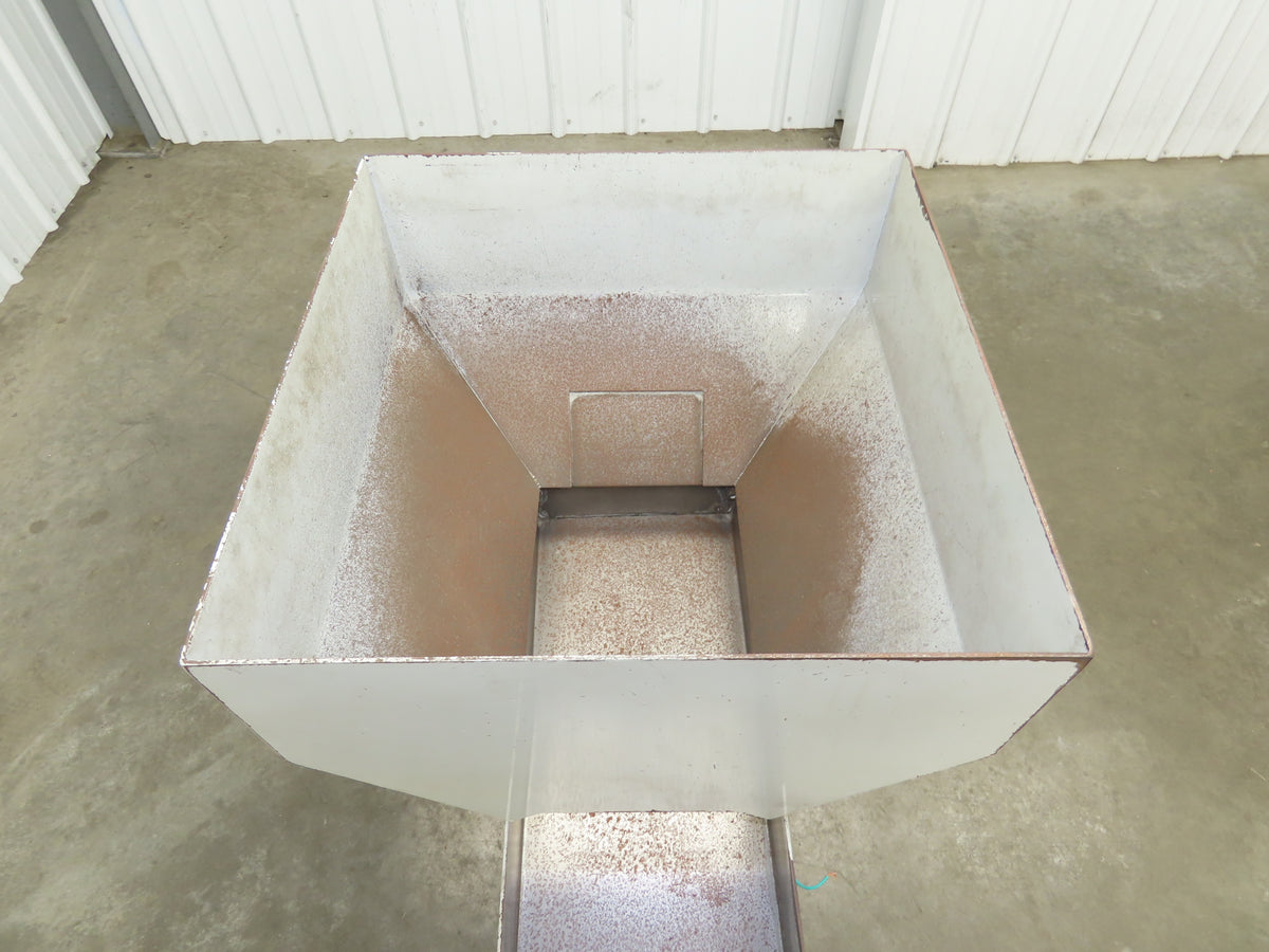 American Feeding A01-DC Vibrator Hopper Feeder 18x18" 120V 23-1/4"H Outfeed