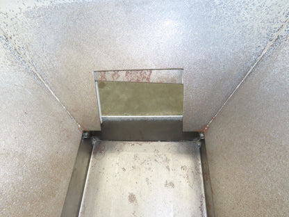 American Feeding A01-DC Vibrator Hopper Feeder 18x18" 120V 20"H Outfeed