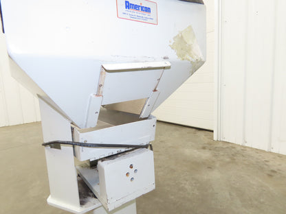 American Feeding A01-DC Vibrator Hopper Feeder 18x18" 120V 20"H Outfeed