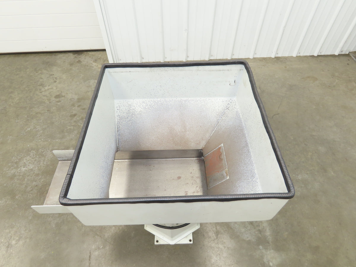 American Feeding A01-DC Vibrator Hopper Feeder 18x18" 120V 20"H Outfeed