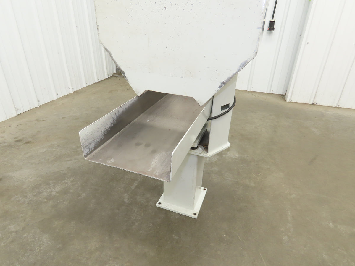 American Feeding A01-DC Vibrator Hopper Feeder 18x18" 120V 20"H Outfeed