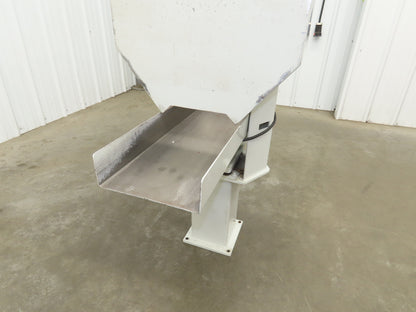 American Feeding A01-DC Vibrator Hopper Feeder 18x18" 120V 20"H Outfeed