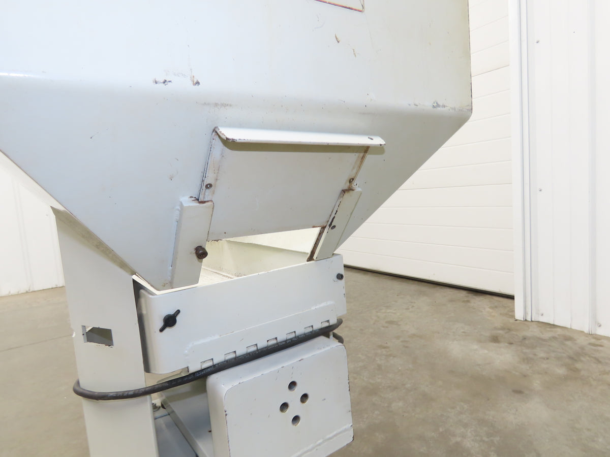 American Feeding A01-DC Vibrator Hopper Feeder 18x18" 120V 21-1/2"H Outfeed