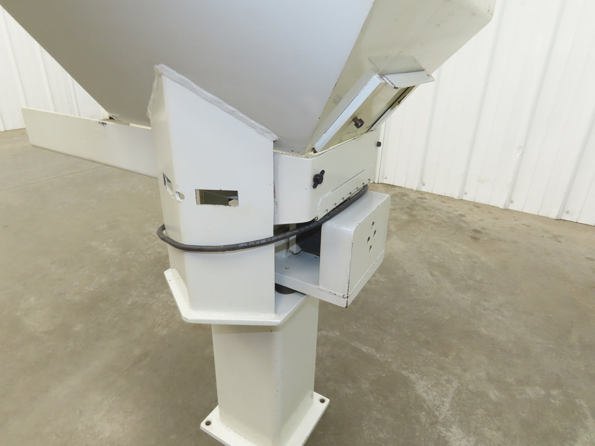 American Feeding A01-DC Vibrator Hopper Feeder 18x18" 120V 21-1/2"H Outfeed