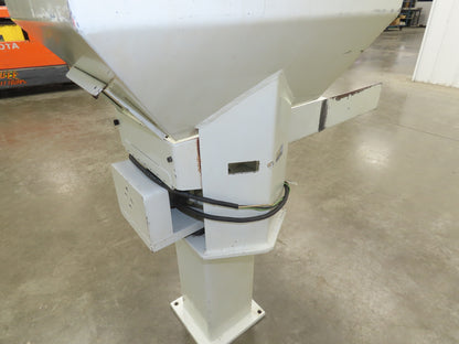 American Feeding A01-DC Vibrator Hopper Feeder 18x18" 120V 21-1/2"H Outfeed