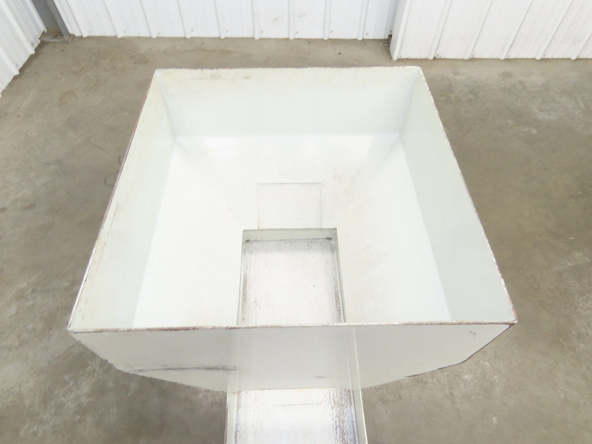 American Feeding A01-DC Vibrator Hopper Feeder 18x18" 120V 21-1/2"H Outfeed