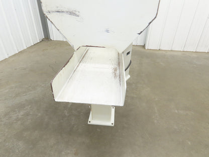 American Feeding A01-DC Vibrator Hopper Feeder 18x18" 120V 21-1/2"H Outfeed