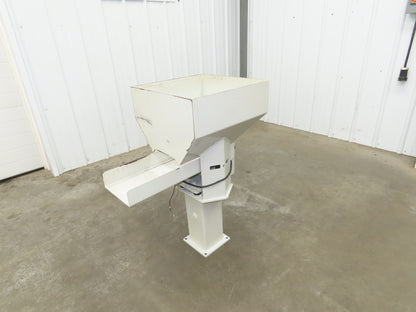American Feeding A01-DC Vibrator Hopper Feeder 18x18" 120V 21-1/2"H Outfeed