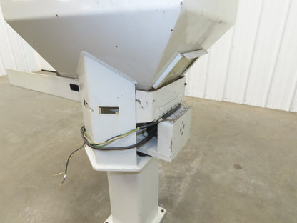 American Feeding A01-DC Vibrator Hopper Feeder 18x18" 120V 22-1/2"H Outfeed