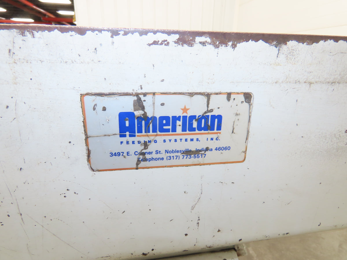 American Feeding A01-DC Vibrator Hopper Feeder 18x18" 120V 22-1/2"H Outfeed