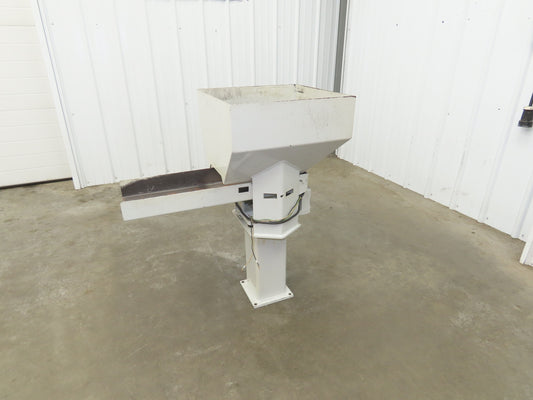 American Feeding A01-DC Vibrator Hopper Feeder 18x18" 120V 22-1/2"H Outfeed