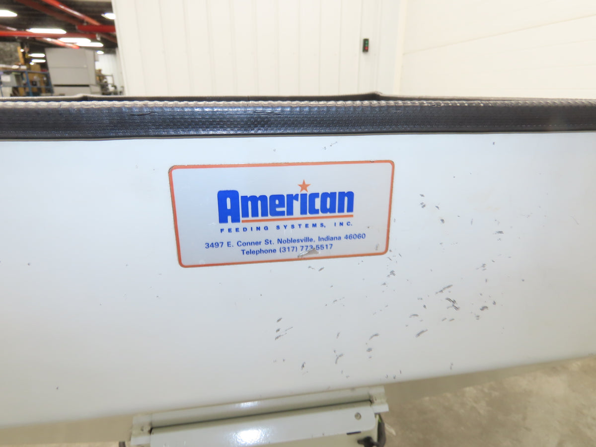 American Feeding A01-DC Vibrator Hopper Feeder 18x18" 120V 19-1/2"H Outfeed