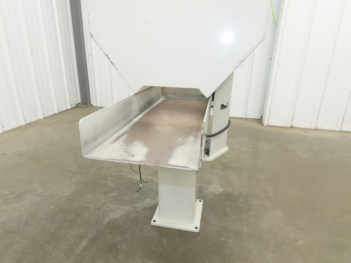 American Feeding A01-DC Vibrator Hopper Feeder 18x18" 120V 19-1/2"H Outfeed