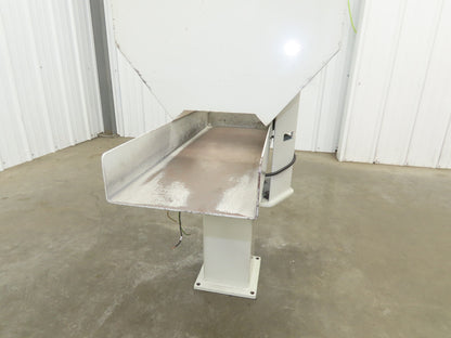 American Feeding A01-DC Vibrator Hopper Feeder 18x18" 120V 19-1/2"H Outfeed