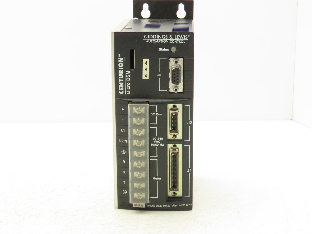Giddings & Lewis DSM007 Servo Drive 0.5 kW 2.5A Continuous 7.5A Peak 100-240VAC