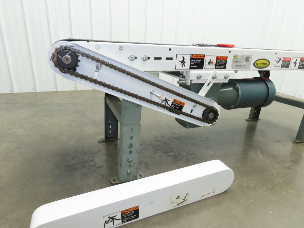 Hytrol TA 18"x 5' 11" Slider Bed Conveyor 14"Belt 230/460V 3PH End Drive 34FPM