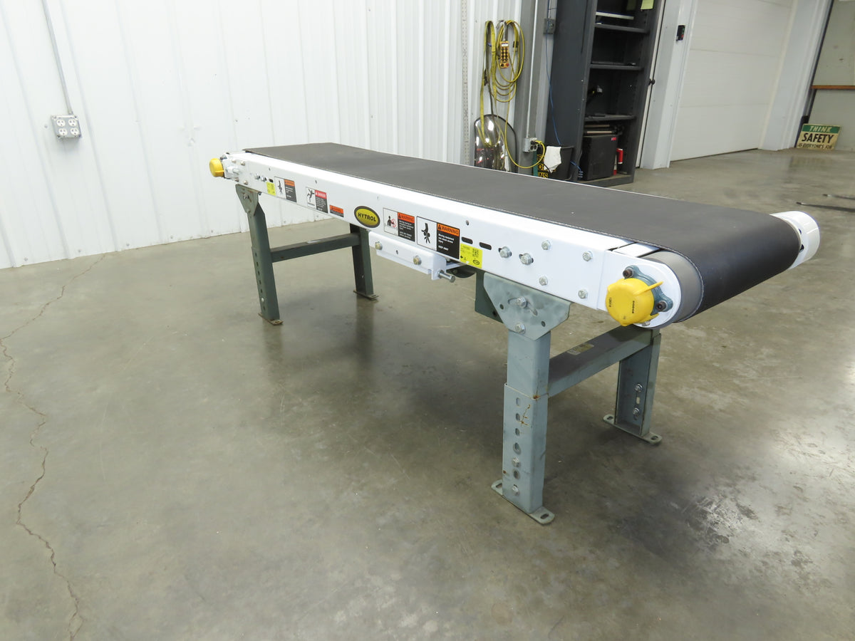 Hytrol TA 18"x 5' 11" Slider Bed Conveyor 14"Belt 230/460V 3PH End Drive 34FPM