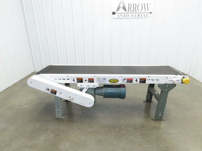 Hytrol TA 18"x 5' 11" Slider Bed Conveyor 14"Belt 230/460V 3PH End Drive 34FPM