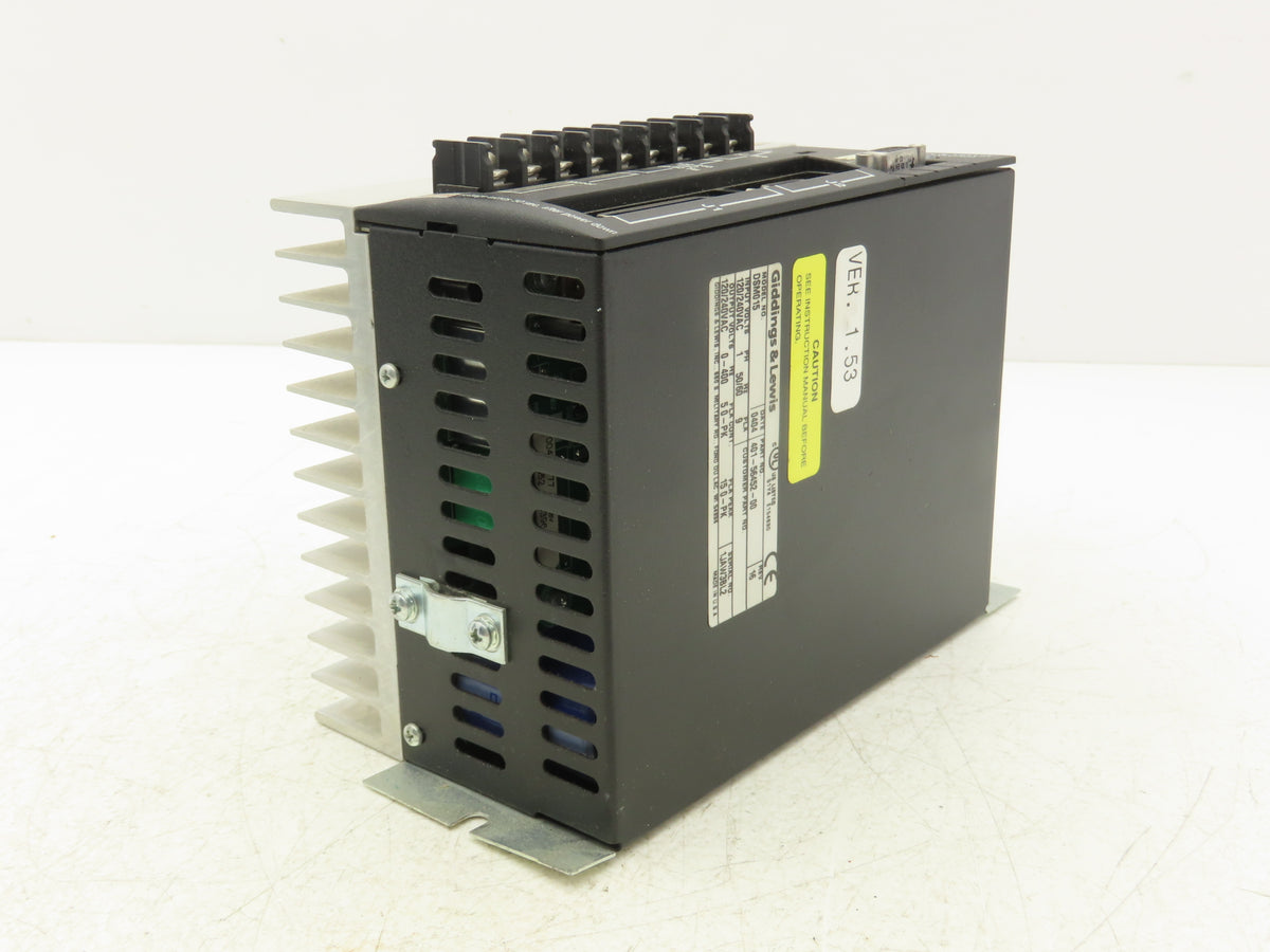 Giddings & Lewis DSM015 Servo Drive 5A Continuous 15A Peak 100-240VAC 50/60 Hz