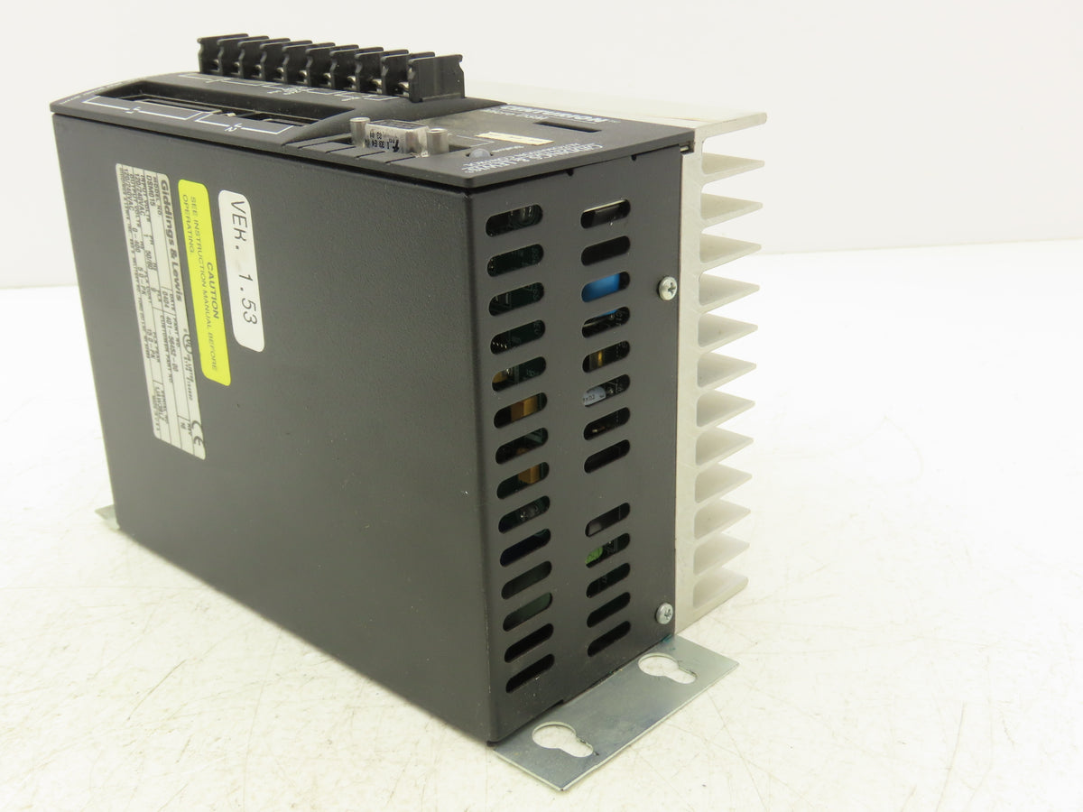 Giddings & Lewis DSM015 Servo Drive 5A Continuous 15A Peak 100-240VAC 50/60 Hz