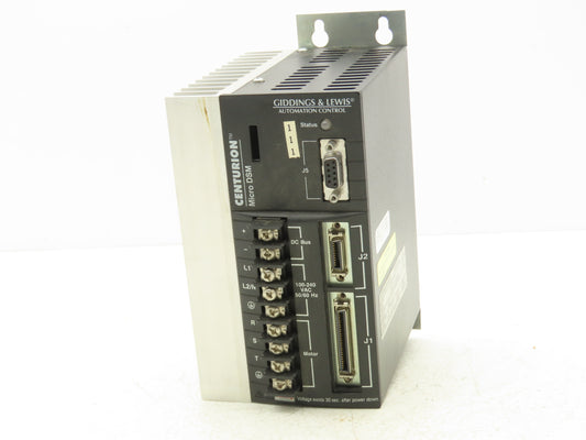 Giddings & Lewis DSM015 Servo Drive 5A Continuous 15A Peak 100-240VAC 50/60 Hz