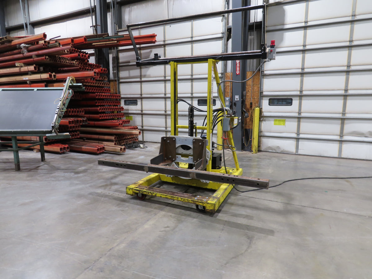 PWI 4K72R Mobile Frame Chassis Rotator Trailer RV Hydraulic 230/480V 3Ph 4000lbs