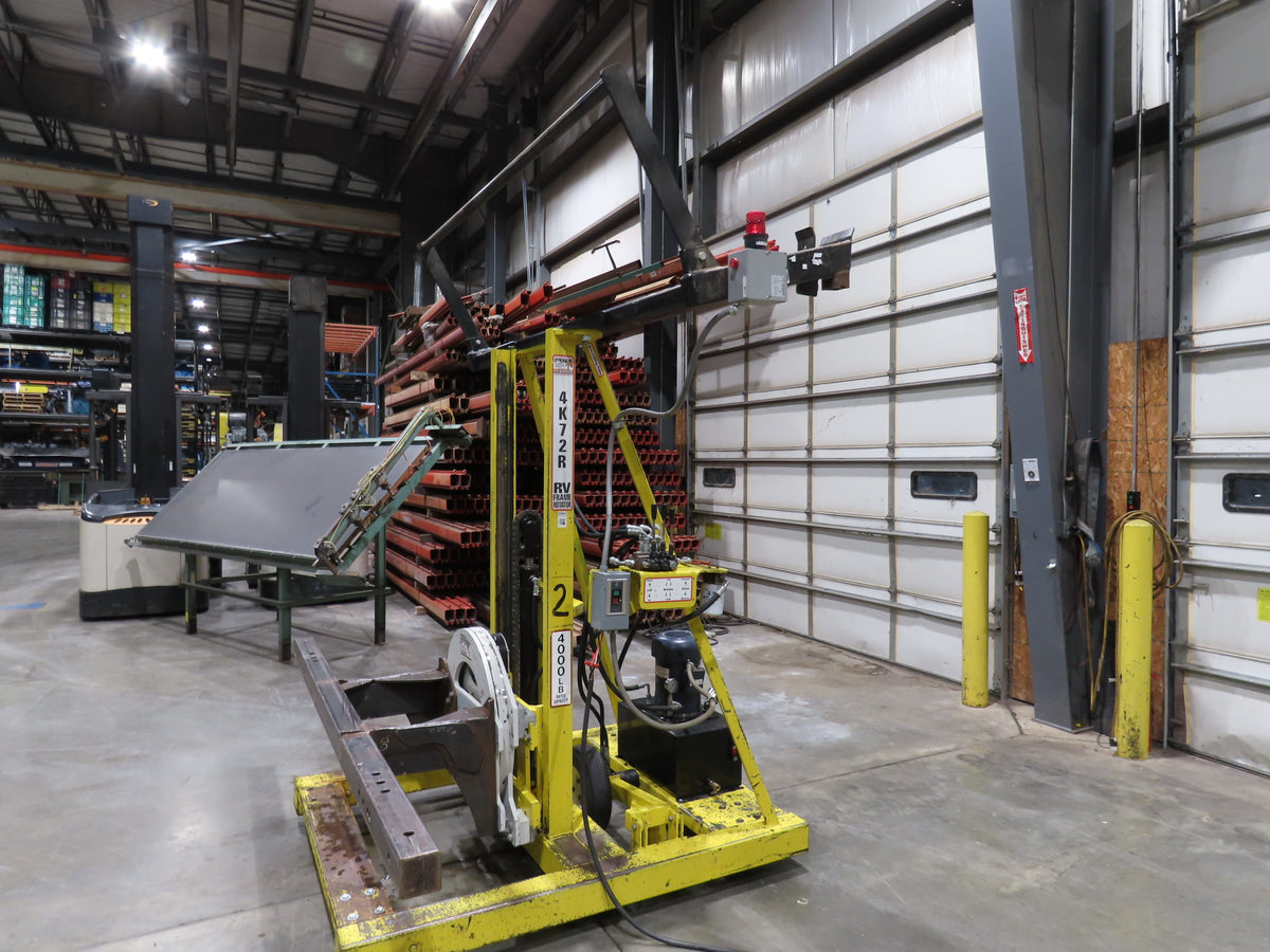 PWI 4K72R Mobile Frame Chassis Rotator Trailer RV Hydraulic 230/480V 3Ph 4000lbs