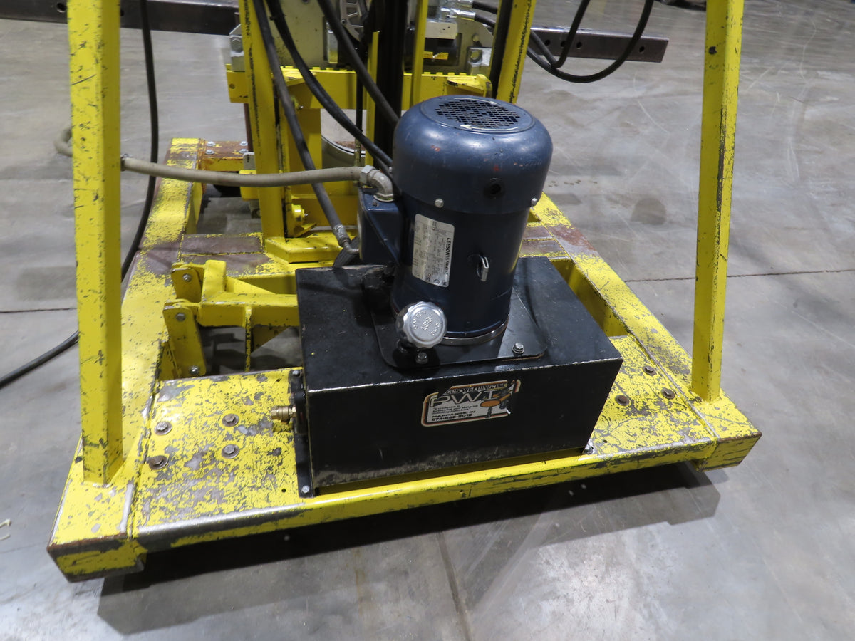 PWI 4K72R Mobile Frame Chassis Rotator Trailer RV Hydraulic 230/480V 3Ph 4000lbs