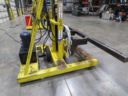 PWI 4K72R Mobile Frame Chassis Rotator Trailer RV Hydraulic 230/480V 3Ph 4000lbs